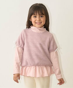 �ySALE�^45%OFF�zLycee mine �ӂ�ӂ�N�є����g�b�v�X�y�q�����z�y�L�b�Y�z�y���̎q�z �i���~���I�����C�� �g�b�v�X �J�b�g�\�[�ET�V���c �O���[ �s���N �u���[ �z���C�g