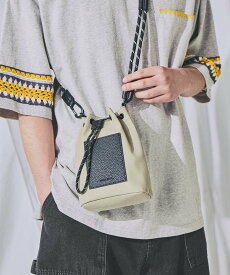 niko and ... パラコード巾着ミニショルダー ニコアンド バッグ クラッチバッグ オレンジ ブラック グレー ネイビー グリーン ブルー パープル ブラウン