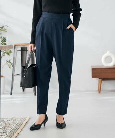 【SALE／37%OFF】a.v.v 【イージーケア/洗える/ストレッチ】裏起毛美ラクるスッキリ見えテーパードパンツ アー・ヴェ・ヴェ パンツ その他のパンツ ネイビー ブラック グレー ホワイト