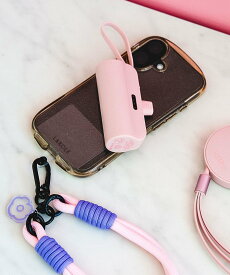 【SALE／24%OFF】LAKOLE モバイルバッテリースタンド ラコレ スマホグッズ・オーディオ機器 モバイルバッテリー・充電器 ピンク パープル グリーン