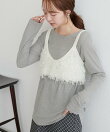 【WEB限定】シアー裾ラウンドプルオーバー