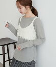 【WEB限定】シアー裾ラウンドプルオーバー