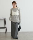 【WEB限定】シアー裾ラウンドプルオーバー