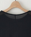 【WEB限定】シアー裾ラウンドプルオーバー