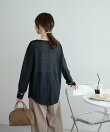 【WEB限定】シアー裾ラウンドプルオーバー