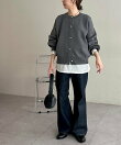 【WEB限定】シアー裾ラウンドプルオーバー