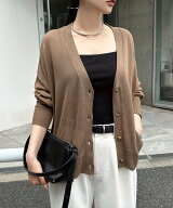 andme UVカット 接触冷感 シアー ショート丈 カーディガン アンドミー トップス カーディガン ブルー ホ…