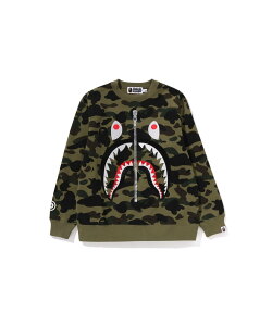 A BATHING APE 1ST CAMO SHARK CREWNECK SWEATSHIRT A xCVO GCv gbvX XEFbgEg[i[ O[yz