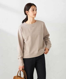 a.v.v ラメ裏毛プルオーバー アー・ヴェ・ヴェ トップス スウェット・トレーナー ベージュ【送料無料】