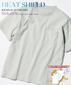 JOURNAL STANDARD 《予約》HEAT SHIELD / ヒート シールド 汗染み 防止 Tシャツ ジャーナル スタンダード トップス カットソー・Tシャツ ブラック グレー ピンク ブルー ホワイト【送料無料】
