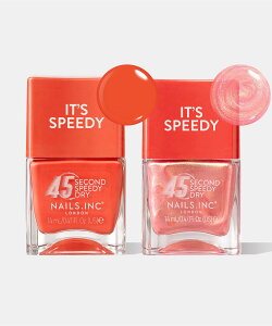 NAILS INC 45 SECOND SPEEDY Sun Sea And Spritz Duo �l�C���Y �C���N �l�C�� �}�j�L���A�E�l�C���|���b�V�� �I�����W�y���������z