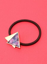 (L)サンカクアセチヘアゴム2