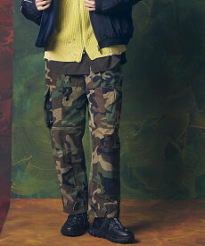 MAISON SPECIAL Patchwork Vintage Clothes Camouflage Wide Tapered Cargo Pants メゾンスペシャル パンツ カーゴパンツ ベージュ【送料無料】