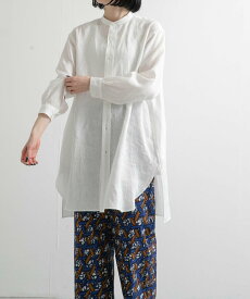 URBAN RESEARCH DOORS ORCIVAL TUNIC SHIRTS アーバンリサーチドアーズ トップス シャツ・ブラウス ホワイト ピンク【送料無料】