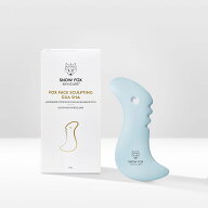 SNOW FOX SKINCARE プレミアム FOX フェイス & ボディ 磁器カッサ(ブルー) スノー フォックス スキンケア…