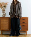 裏毛タックワイドパンツ