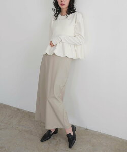 LIAN �E�H�b�V���u���t�F�C�N���U�[�i���[�X�J�[�g ���A�� �X�J�[�g �����O�E�}�L�V�X�J�[�g �u���[ �u���b�N �C�G���[ �x�[�W���y���������z