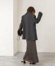 ウォッシャブルレーススカーフ付きサテンロングスカート