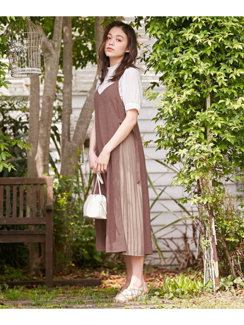Feroux 洗える プリーツコンビ ワンピース Rakuten Fashion 楽天ファッション 旧楽天ブランドアベニュー Cw5131