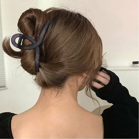 【SALE／10%OFF】Aimoon 樹脂ヘアクリップ 大人っぽい まとめ髪 ミニミニストア ヘアアクセサリー バレッタ・ヘアクリップ・ヘアピン グレー ブラウン