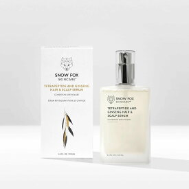 SNOW FOX SKINCARE ヴィーガン ノンシリコン ヘア & スカルプ セラム 100mL スノー フォックス スキンケア ヘアケア トリートメント【送料無料】