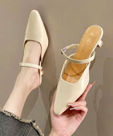 【SALE／30%OFF】miniministore ポインテッドトゥミュールパンプスサンダル ミニミニストア シューズ・靴…