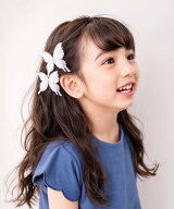 Rora RORA ローラ ローズ ヘアクリップ 4個セット ローラ ヘアアクセサリー バレッタ・ヘアクリップ・ヘ…
