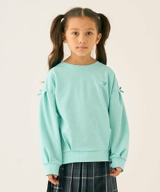 【SALE／50%OFF】MINIMAL 裏毛バックプリントプルオーバー ナルミヤオンライン トップス スウェット・トレーナー グリーン ホワイト