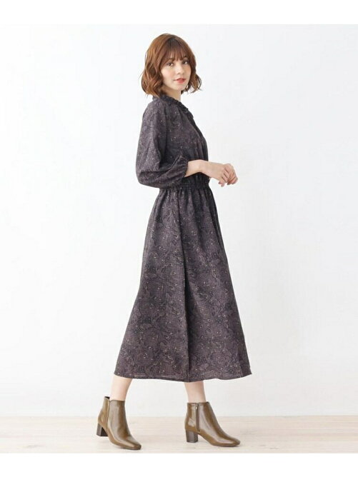 Grove シャドーチェックペイズリーワンピース Rakuten Fashion 楽天ファッション 旧楽天ブランドアベニュー V