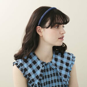 ALEXANDRE DE PARIS カチューシャ アレクサンドル ドゥ パリ ヘアアクセサリー カチューシャ・ヘアバンド ネイビー【送料無料】