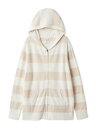 【SALE／30%OFF】gelato pique スムーズィーlite2ボーダーパーカ ジェラートピケ インナー・ルームウェア その他のインナー・ルームウェア ピンク ベージュ【送料無料】
