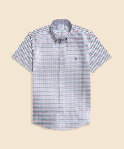 �ySALE�^20%OFF�zBROOKS BROTHERS �X�g���b�`�I�b�N�X�t�H�[�h GF���S �V���[�g�X���[�u �J�W���A���V���c Regular Fit �u���b�N�X �u���U�[�Y �g�b�v�X �V���c�E�u���E�X �l�C�r�[ �u���[ �z���C�g�y
