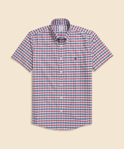�ySALE�^20%OFF�zBROOKS BROTHERS �X�g���b�`�I�b�N�X�t�H�[�h GF���S �V���[�g�X���[�u �J�W���A���V���c Regular Fit �u���b�N�X �u���U�[�Y �g�b�v�X �V���c�E�u���E�X �l�C�r�[ �u���[ �z���C�g�y