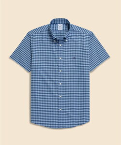 �ySALE�^20%OFF�zBROOKS BROTHERS �X�g���b�`�I�b�N�X�t�H�[�h GF���S �V���[�g�X���[�u �J�W���A���V���c Regular Fit �u���b�N�X �u���U�[�Y �g�b�v�X �V���c�E�u���E�X �l�C�r�[ �u���[ �z���C�g�y