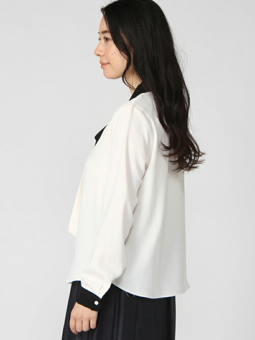 Vivid Lady バイカラーブラウス Rakuten Fashion 楽天ファッション 旧楽天ブランドアベニュー R