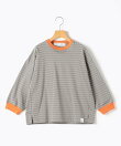 【別注】THYARD:140~160cm / マルチボーダー ロングスリーブ Tシャツ