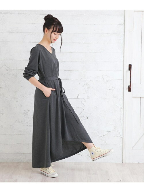 Doula Doula Douladoula Vネックフレアワンピース Rakuten Fashion 楽天ファッション 旧楽天ブランドアベニュー T