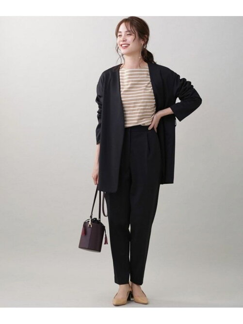 Nano Universe ノーカラージャケット テーパードパンツセットアップ Rakuten Fashion 楽天ファッション 旧楽天ブランドアベニュー Bn6133