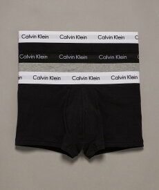 Calvin Klein Underwear (M)【公式ショップ】 カルバンクライン ボクサーパンツ(3枚パック) - COTTON STRETCH ローライズトランクス Calvin Klein Underwear U2664 カルバン・クライン インナー・ルームウェア ボクサーパンツ・トランクス ブラック ホワイト【送料無料】