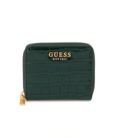 GUESS GUESS 財布 (W)JAMES Small Zip Around Wallet ゲス 財布・ポーチ・ケース 財布 グリーン ピンク ブラック ベージュ【送料無料】