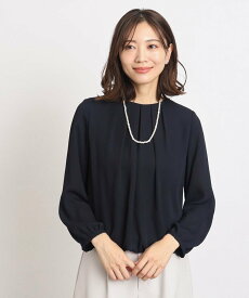 【SALE／27%OFF】grove 1枚でブラウジングが決まる優秀ブラウス グローブ トップス シャツ・ブラウス ホワイト ネイビー