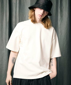 MAISON SPECIAL 13oz High Density Heavy-Weight Cotton Prime-Over Crew Neck T-shirt メゾンスペシャル トップス カットソー・Tシャツ グレー ブラック ホワイト