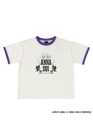 ANNA SUI 《予約商品》【推しの子】×ANNA SUI リンガーちびTシャツ アナ スイ トップス カットソー・Tシャツ ホワイト【送料無料】