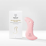 SNOW FOX SKINCARE プレミアム FOX フェイス & ボディ 磁器カッサ(ピンク) スノー フォックス スキンケア…