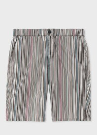 Paul Smith シグネチャーストライプ ショーツ ポール・スミス インナー・ルームウェア その他のインナー・ルームウェア ブルー レッド グレー【送料無料】