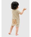 【SALE／40%OFF】GAP (K)ブラナンベア カバーオール (ベビー) ギャップ マタニティウェア・ベビー用品 ロンパース・カバーオール ベージュ イエロー
