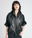 【EMMETI】ラムスキンブルゾン
