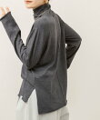 【MAQWEL/マクウェル】天竺タートルネックニット