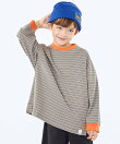 【別注】THYARD:100~130cm / マルチボーダー ロングスリーブ Tシャツ