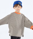 【別注】THYARD:100~130cm / マルチボーダー ロングスリーブ Tシャツ